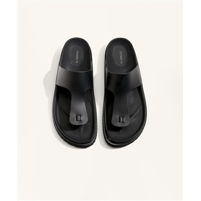 Sandalia piel corte T