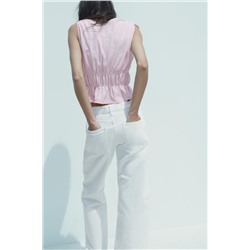 TOP CUADRO VICHY LAZOS