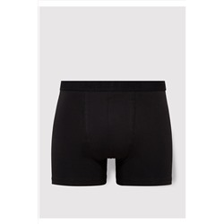 Mavi 3lü Baskılı Siyah Boxer 0911420-900