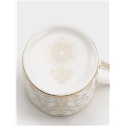 Пара кофейная, 2 перс, 4 пр, фарфор N, белая, с золотистым орнаментом, Golden