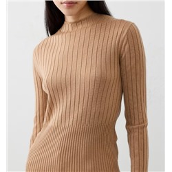 Merino Wool Ribbed Sweater