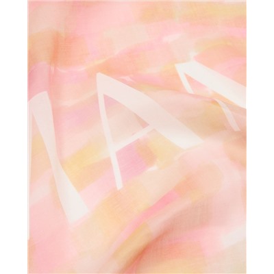 Patterned fabric scarf