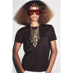 MERCERISED COTTON T-SHIRT