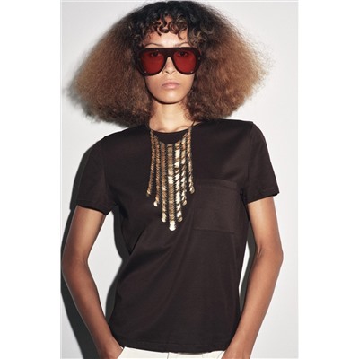 MERCERISED COTTON T-SHIRT