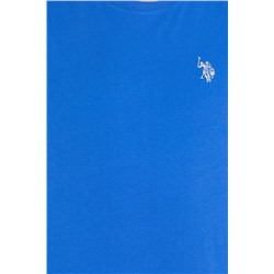 Erkek Saks Bisiklet Yaka Tişört