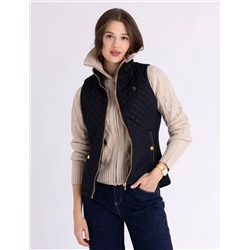 SIDE KNIT QUILTED VEST