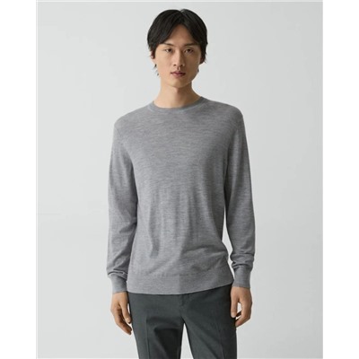 Мужской пуловер из тонкой шерстяной пряжи  Theor*y