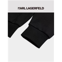 Kar*l Lagerfel*d 🐈‍⬛ мужское худи  на молнии с капюшоном, вышитый логотип из страз на груди,  объемная печать на спине. Большой размерный ряд. Экспорт, цена на бирке 520