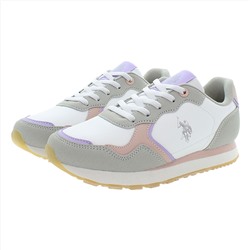 Sneakers Nobik - cuero - blanco y gris