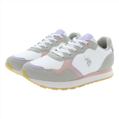 Sneakers Nobik - cuero - blanco y gris