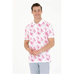 Erkek Pembe Polo Yaka Tişört