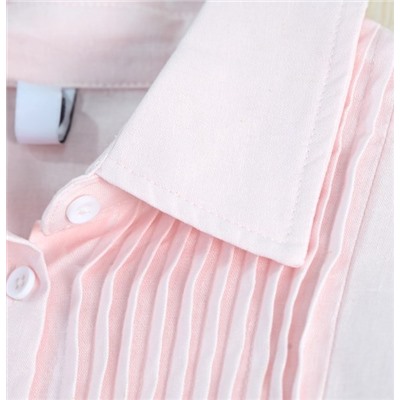 Розовое платье-рубашка МАНГ*О