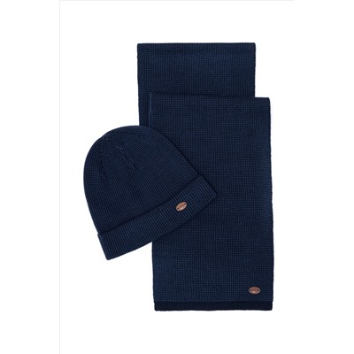 Erkek Lacivert Kaşkol