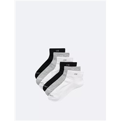 Basic Cushion Quarter 6-Pack Socks