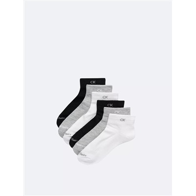 Basic Cushion Quarter 6-Pack Socks