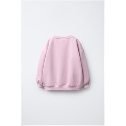 STAR EMBOSSED SHINY SWEATSHIRT