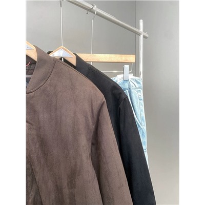 Мужская теплая куртка бомбер Hawk*e&C*o из искусственной замши, экспорт