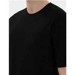 Siyah Comfort Fit Basic Tişört