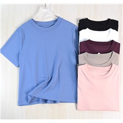 Женская базовая футболка 6 цветов КО*С