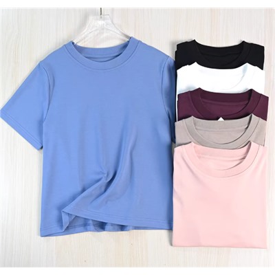Женская базовая футболка 6 цветов КО*С