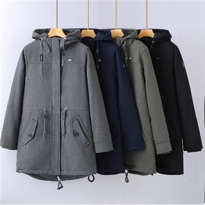 Женская хлопковая куртка с капюшоном