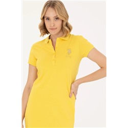 Kadın Sarı Örme Elbise