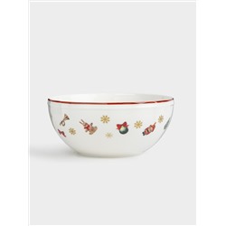 Салатник, 15x6 см, 720 мл, фарфор N, белый, Лошадка, Miracle