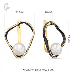 Серьги серебро 52232Y1B