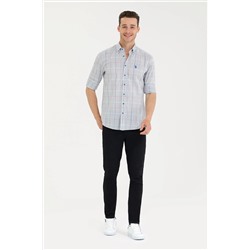 Erkek Gri Uzun Kollu Gömlek