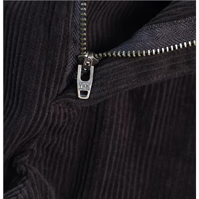 Плотные хлопковые брюки с прямой посадкой