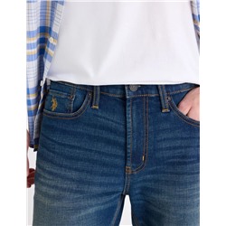 5 POCKET SLIM STRAIGHT 9.5" DENIM SHORTS