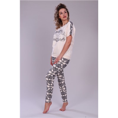Пижама женская с брюками Э-2
