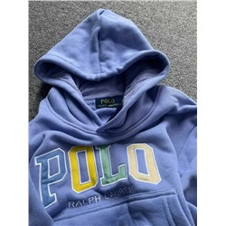 Тёплая детская толстовка с начёсом  ПОЛ*О РАЛЬФ  Состав: хлопок