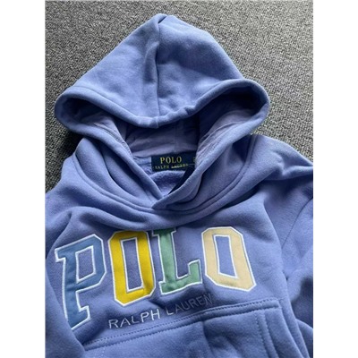 Тёплая детская толстовка с начёсом  ПОЛ*О РАЛЬФ  Состав: хлопок