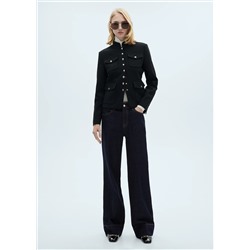 Jeans wideleg tiro medio