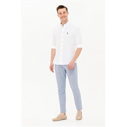 Erkek Beyaz Uzun Kollu Gömlek