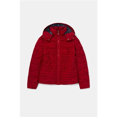 Chaqueta corta slim escrita