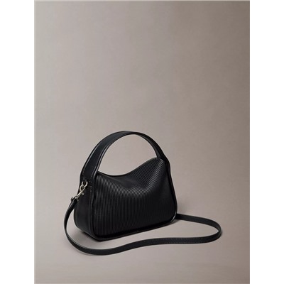 Rib Top Flap Bag