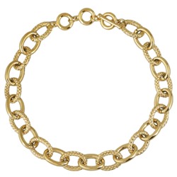 Колье (покрытие золото) 50см, Есть комплект