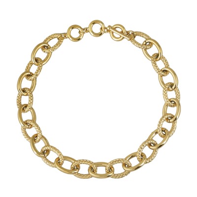 Колье (покрытие золото) 50см, Есть комплект