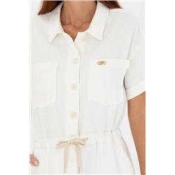 Kadın Ekru Jean Tulum