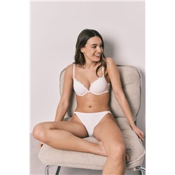 Sujetador push up encaje blanco GORGEOUS