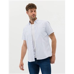 Mavi Regular Fit Kısa Kollu Gömlek