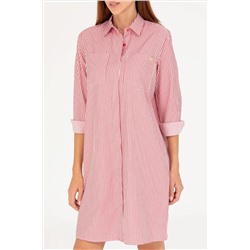 Kadın Kırmızı Dokuma Elbise