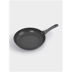 Сковорода, 28 см, с покрытием, алюминий, серо-черная, Robust