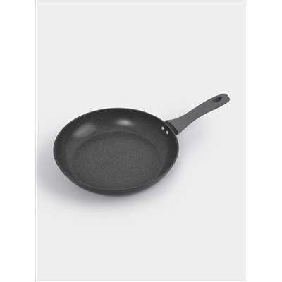 Сковорода, 28 см, с покрытием, алюминий, серо-черная, Robust