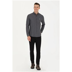 Erkek Siyah Kanvas Pantolon