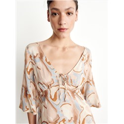 Bedrucktes Minikleid