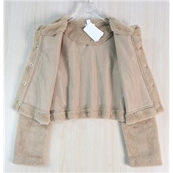 Женский жакет из искусственного меха