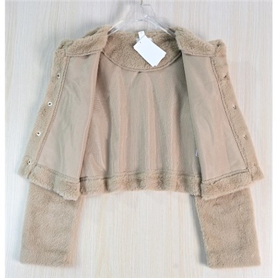 Женский жакет из искусственного меха